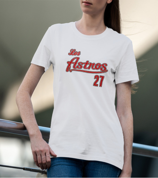 Jose Altuve Los Astros 27 Jersey Giveaway T-Shirt
