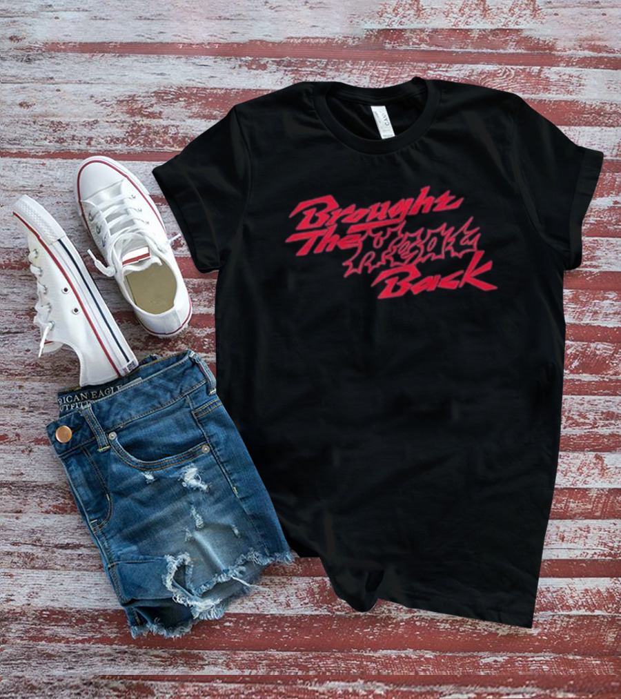 Joyful Brought The Heat Back Retro Flame T-Shirt