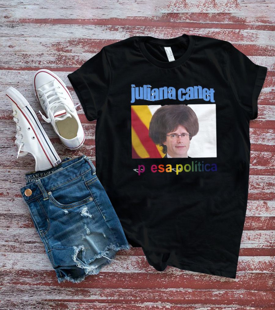 Juliana Canet Pesa Política Catalonian Flag Hair Photo T-Shirt