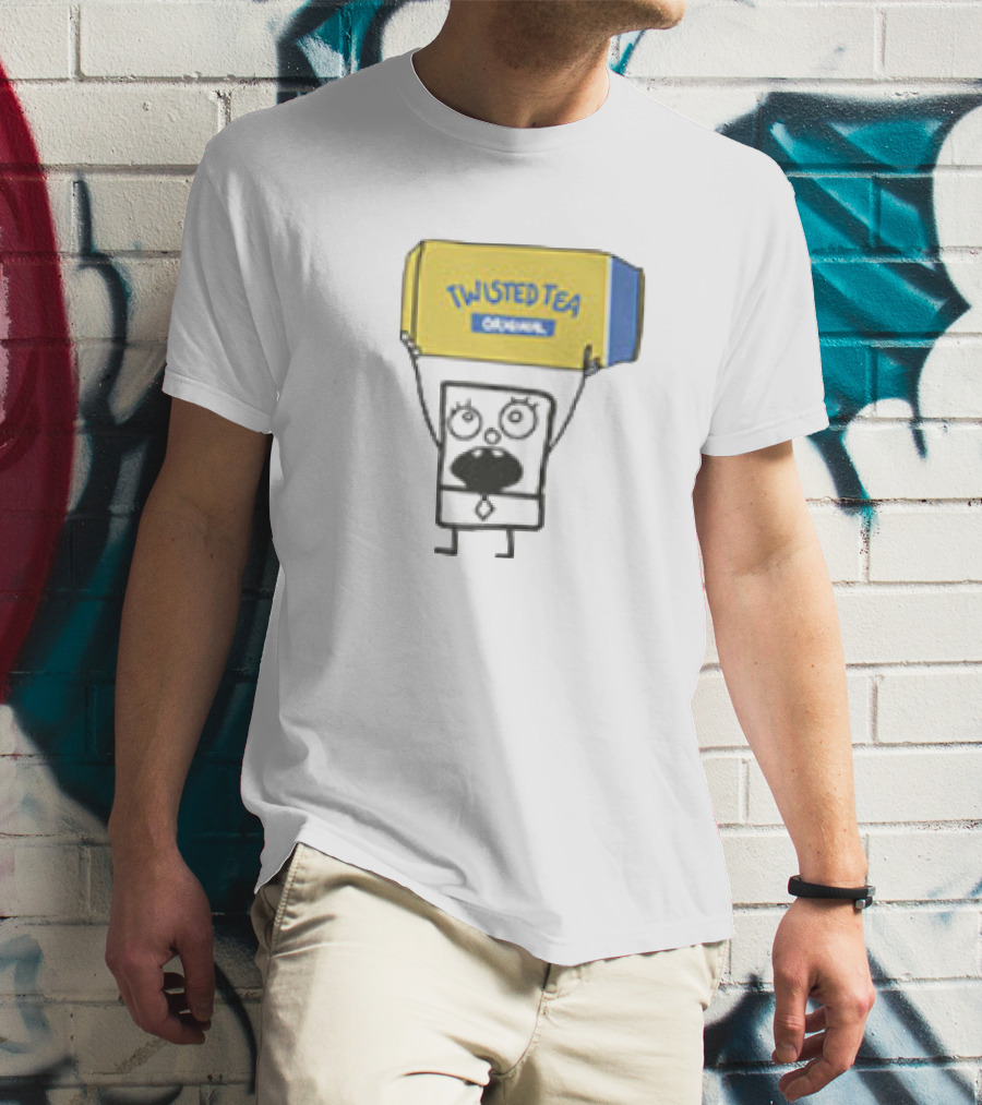Twisted Tea Original DoodleBob Mashup T-Shirt
