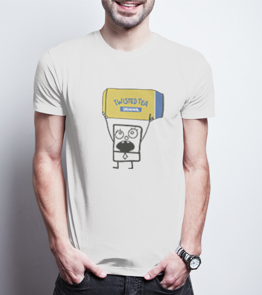 Twisted Tea Original DoodleBob Mashup T-Shirt