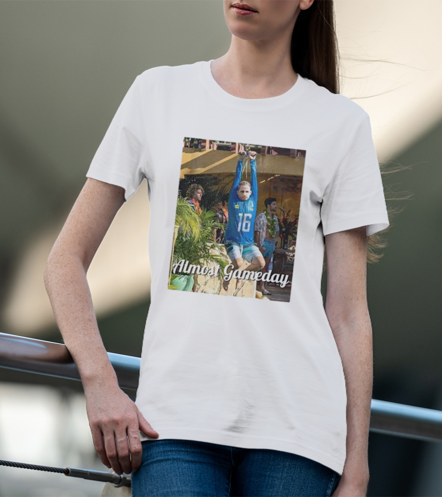 Almost Gameday Zipline Adventure In Sports Jersey T-Shirt