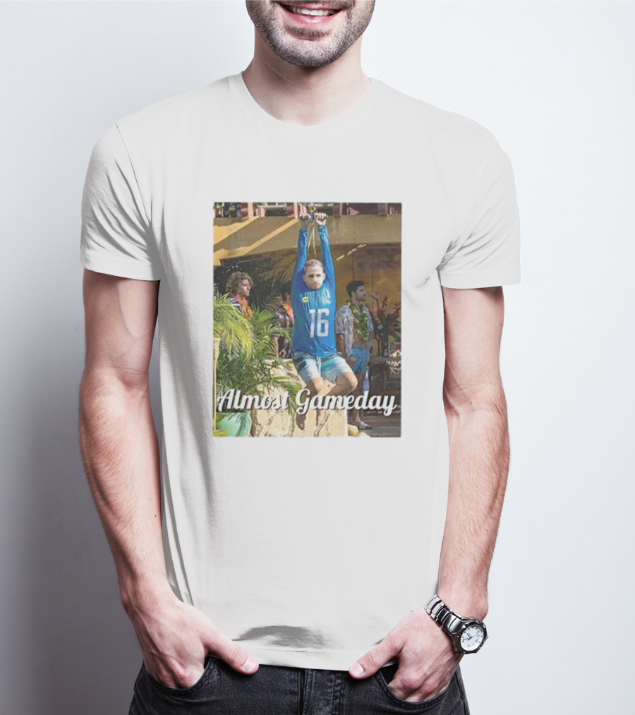 Almost Gameday Zipline Adventure In Sports Jersey T-Shirt