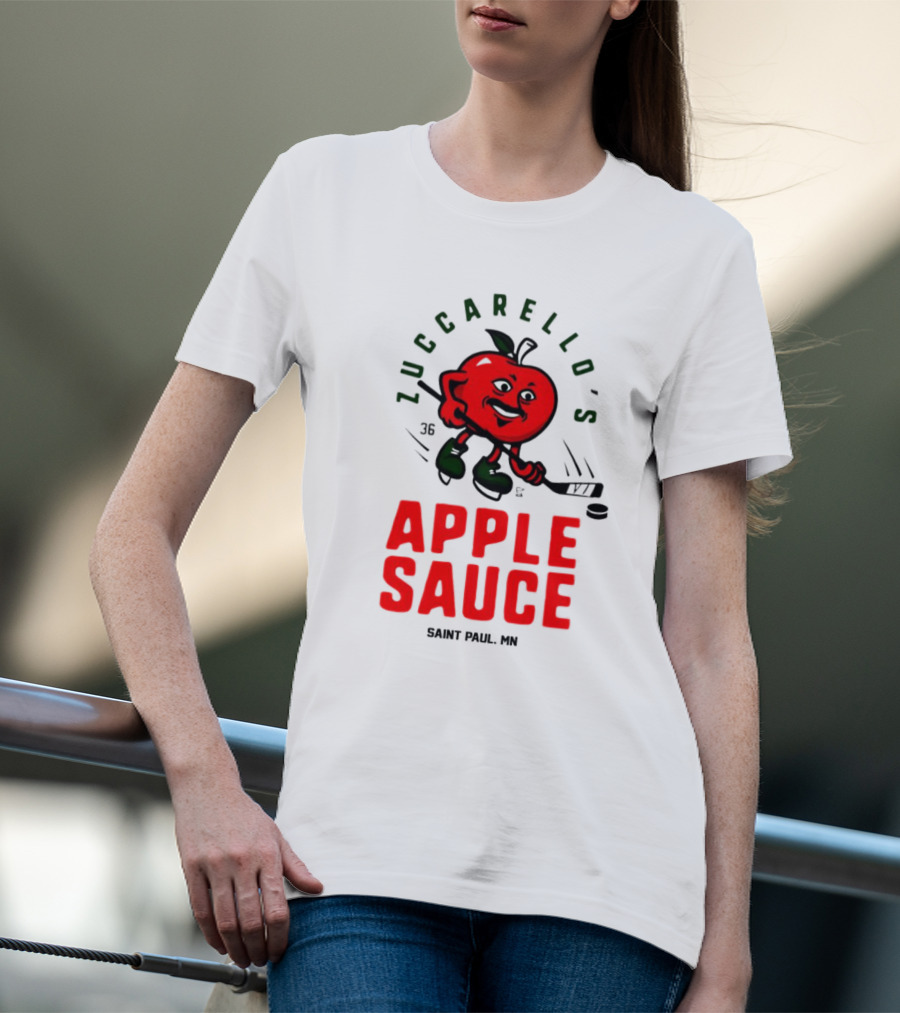 Zuccarello's Applesauce Hockey Saint Paul MN T-Shirt