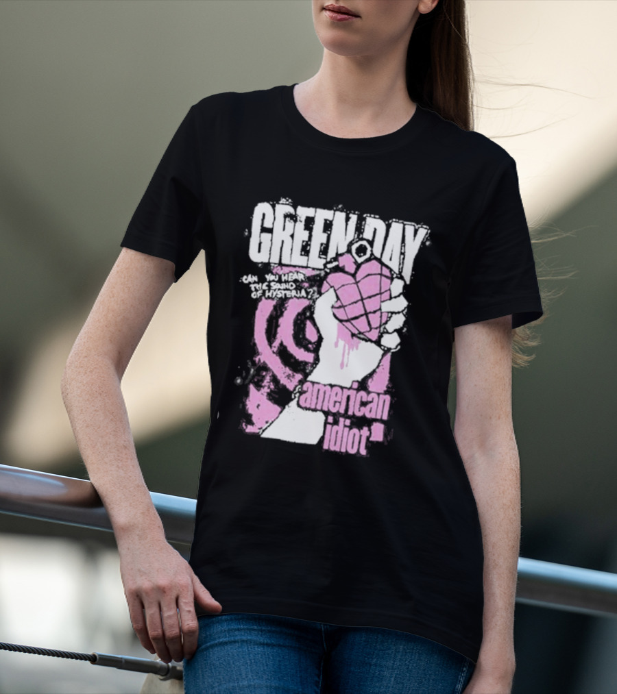 Green Day American Idiot Can You Hear The Sound Of Hysteria? T-Shirt