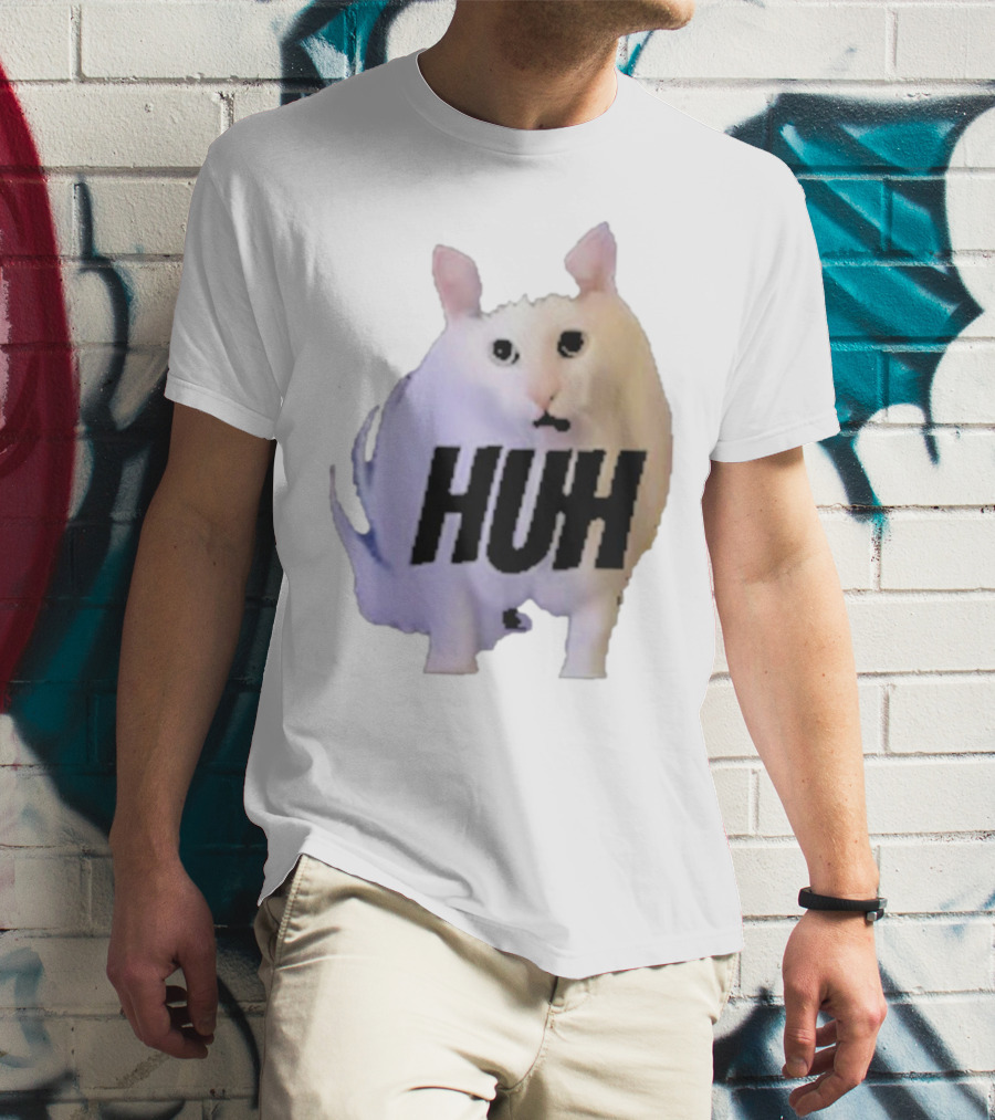 Huh Cat Meme Image T-Shirt