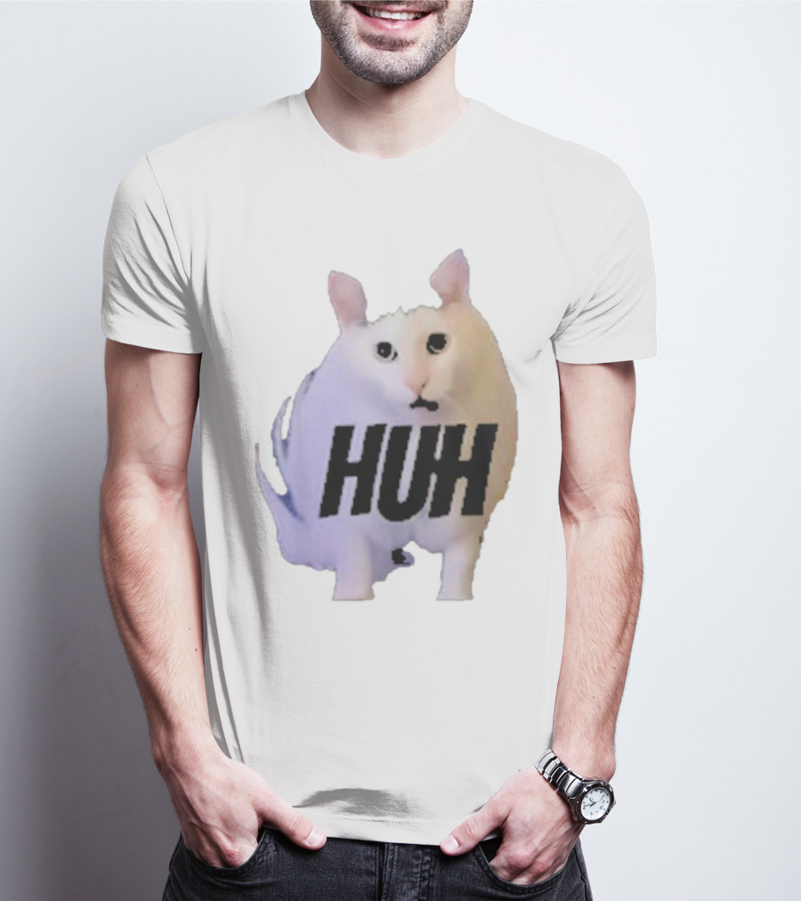 Huh Cat Meme Image T-Shirt