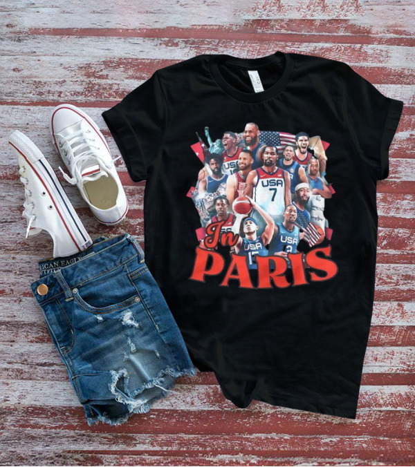 Team USA Basketball Legends In Paris T-Shirt