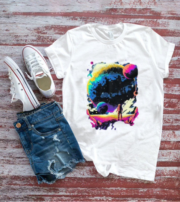 Into The AM Infinity Explorer Astronaut Planetary Adventure T-Shirt
