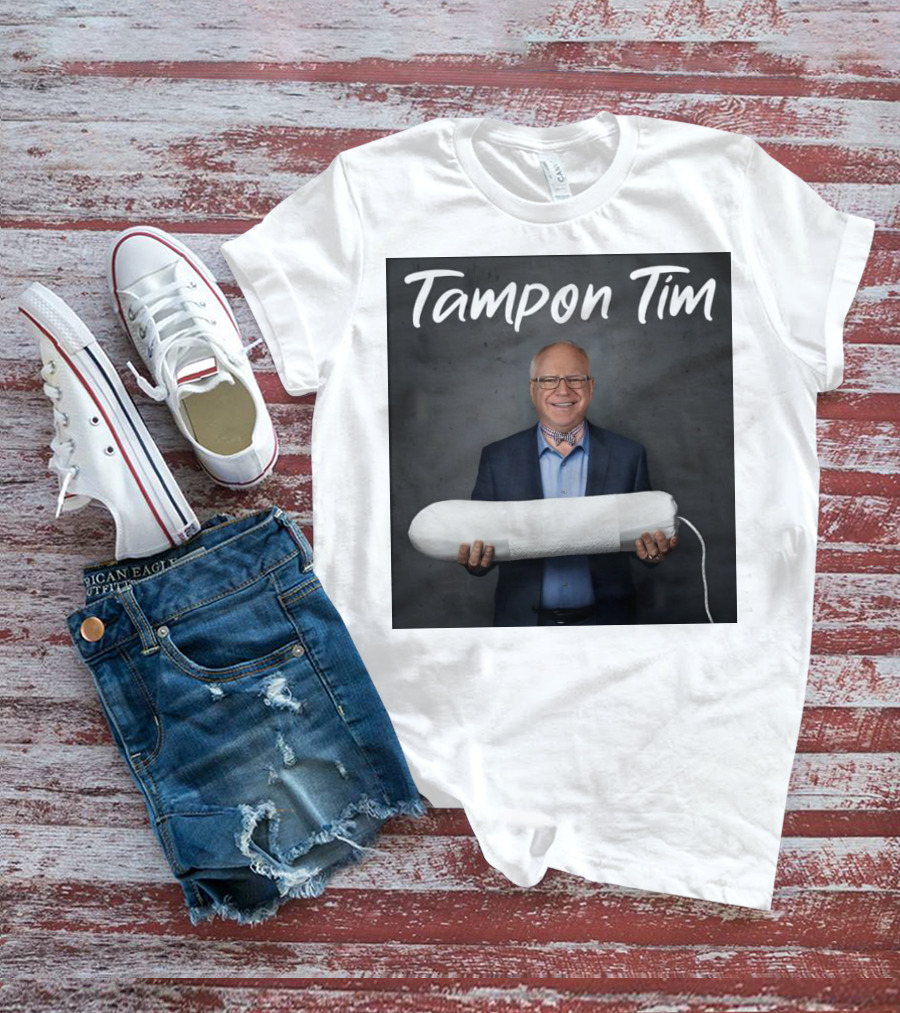 Johnny Midnight Tampon Tim Walz T-Shirt