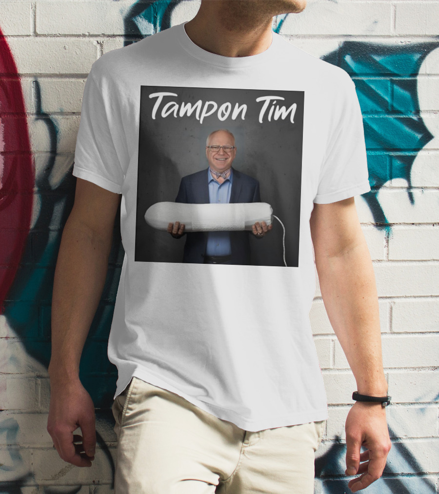 Johnny Midnight Tampon Tim Walz T-Shirt