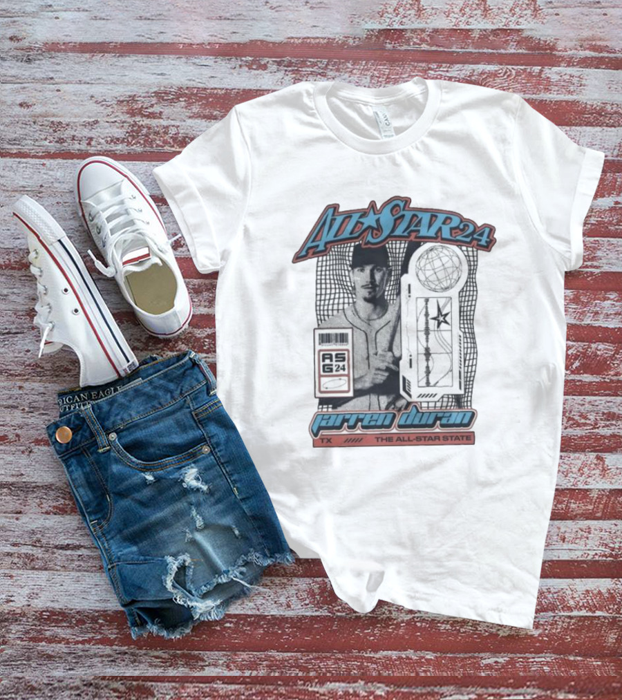 All Star 24 Jarren Duran ASG TX The All-Star State Arlington Texas T-Shirt