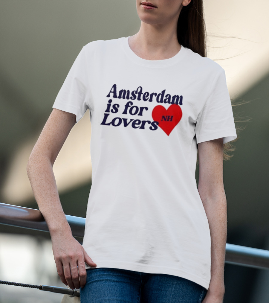 Amsterdam Is For Lovers NH Heart T-Shirt