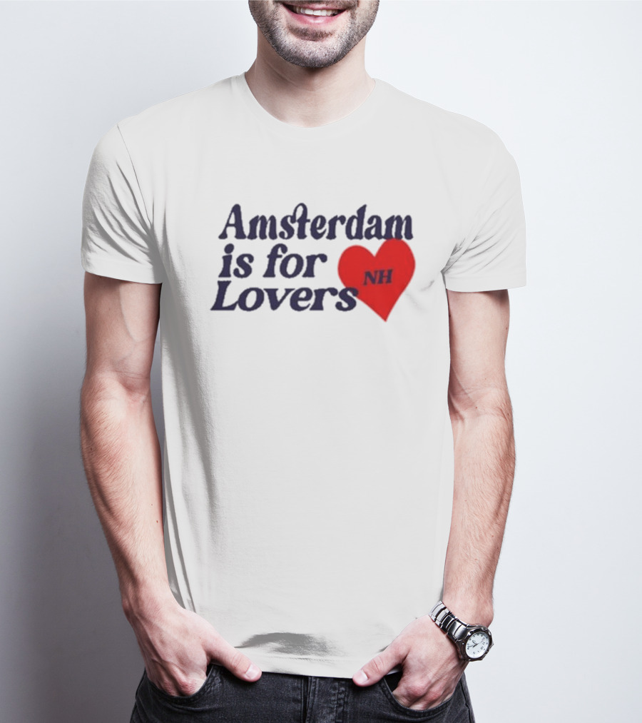 Amsterdam Is For Lovers NH Heart T-Shirt