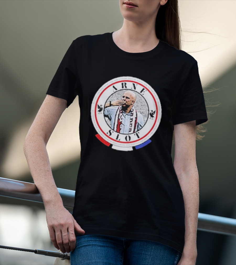 Arne Slot He’s Taken Over Power Iconic Circle Design With Soccer Fan T-Shirt