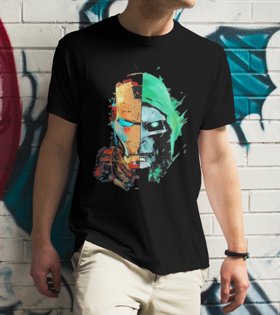 New Mask Same Task Iron Man Doctor Doom Mashup T-Shirt