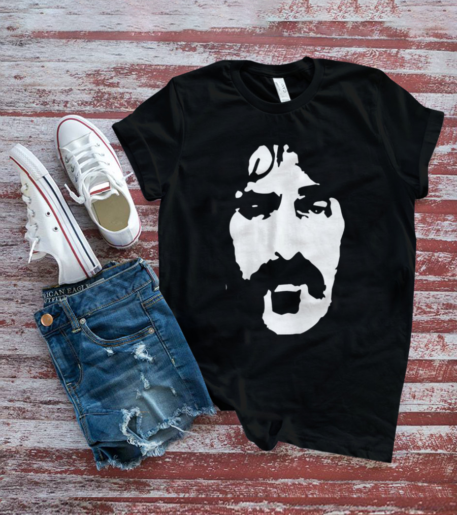 Scott Ritter Frank Zappa Monochrome Face T-Shirt