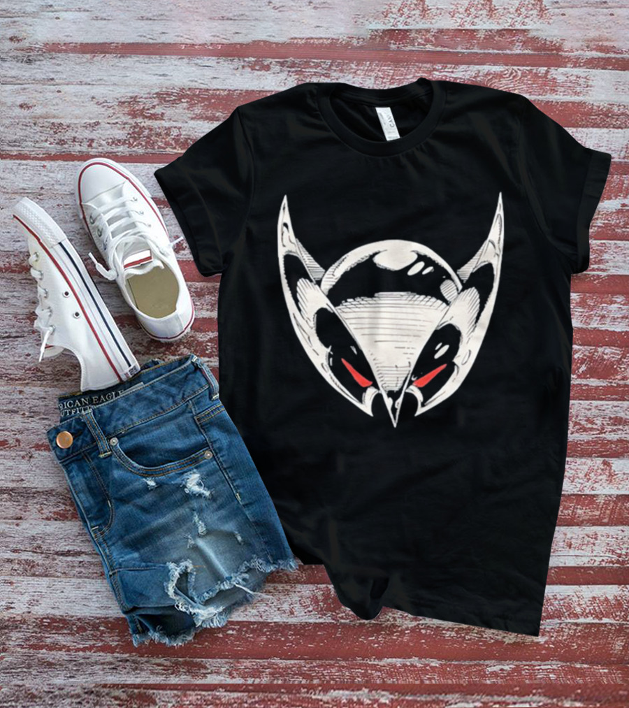 Gerard Way Shadowhawk Helmet Red Eyes T-Shirt
