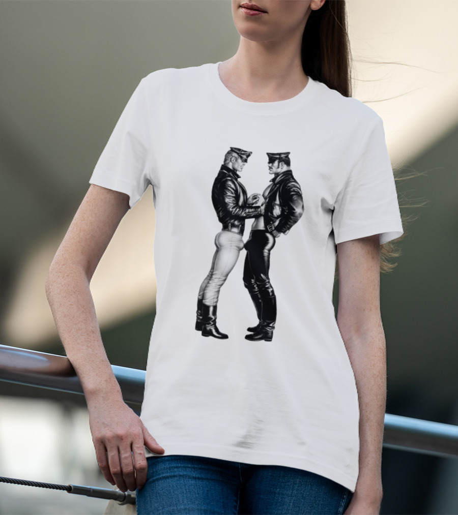 Russell Tovey Tom Of Finland Leather Uniform T-Shirt