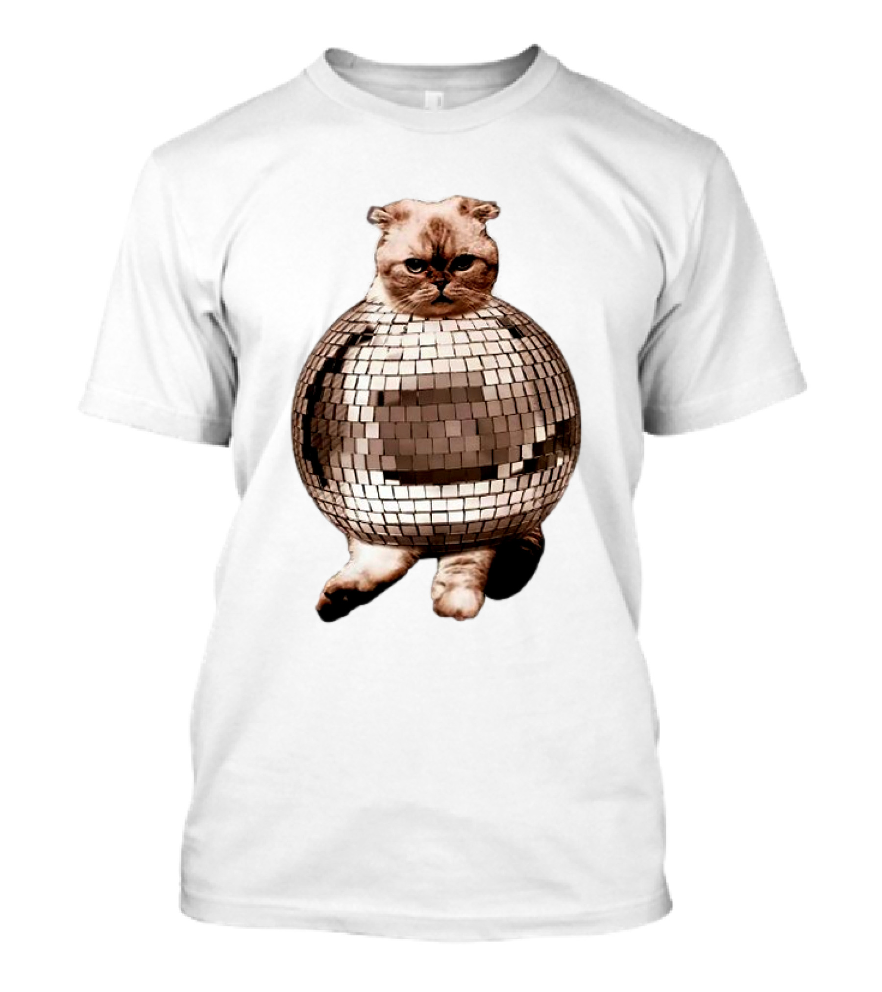Taylor Swift Mirrorball Disco Cat T-Shirt