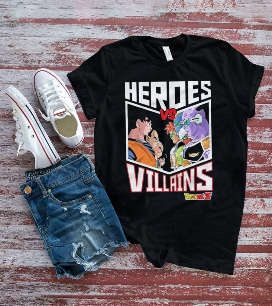 Heroes Vs. Villains DRAGON BALL Z Youth BIOWORLD T-Shirt