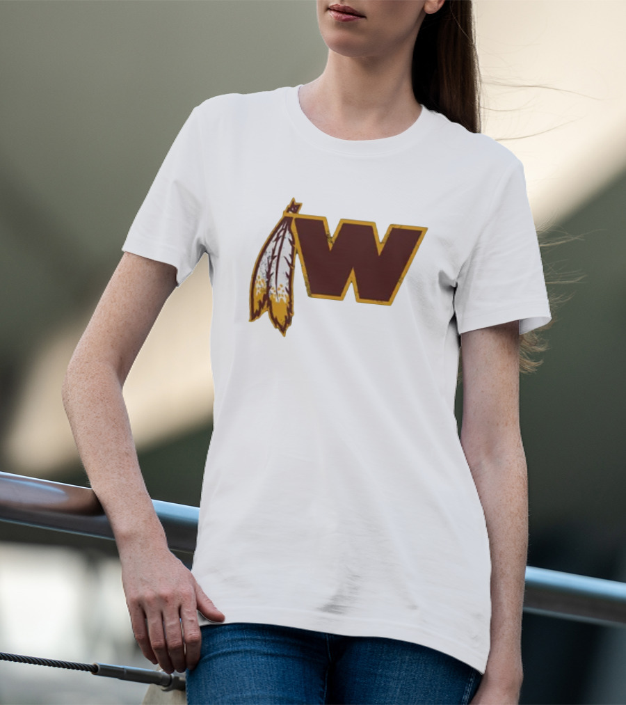 Washington Commanders Feather T-Shirt