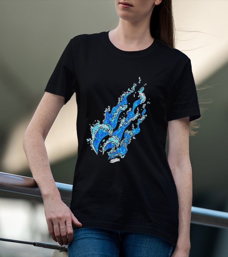 Fire Wave Blue Flame T-Shirt