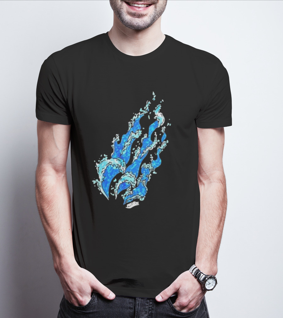 Fire Wave Blue Flame T-Shirt