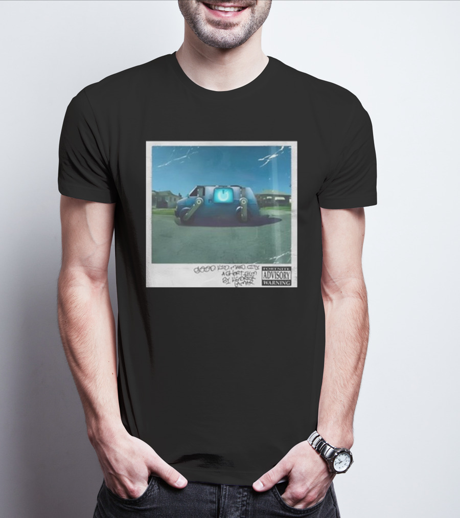 Funnyahhtees Good Kid M.A.A.D City Reboot Van Parental Advisory Kendrick Lamar T-Shirt