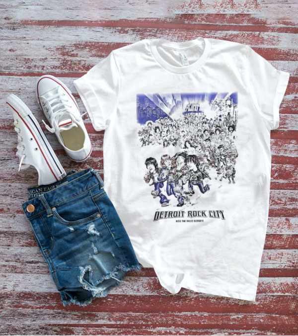 Kiss Band August 13 1999 Detroit Rock City Kiss The Rules Goodbye T-Shirt