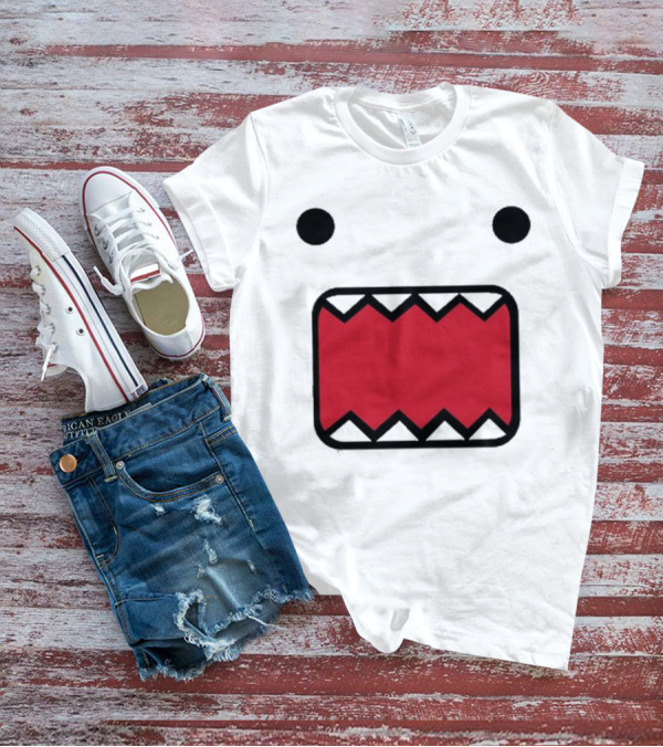 Mamono World Nostalgia Domo Kun Face T-Shirt
