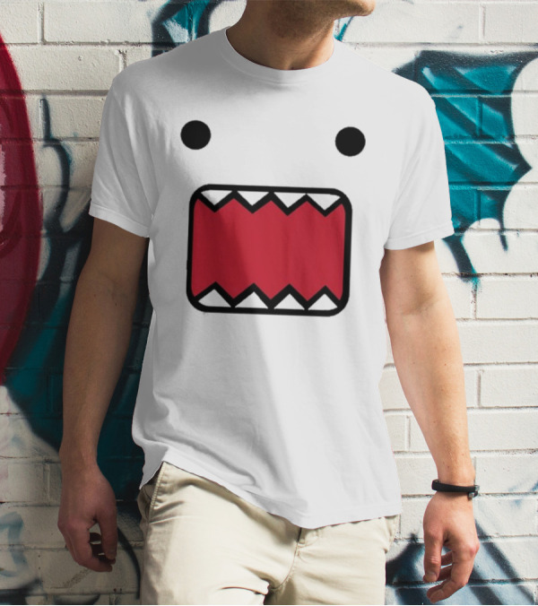 Mamono World Nostalgia Domo Kun Face T-Shirt