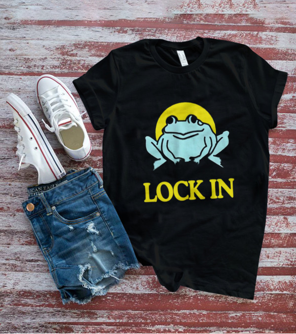 Born To Dilly Dally Frog Forced To Lock In Sun Background T-Shirt