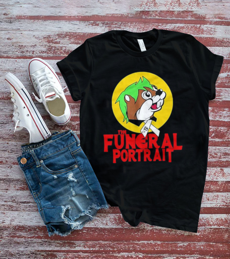 The Funeral Portrait Cartoon Mascot Circle T-Shirt