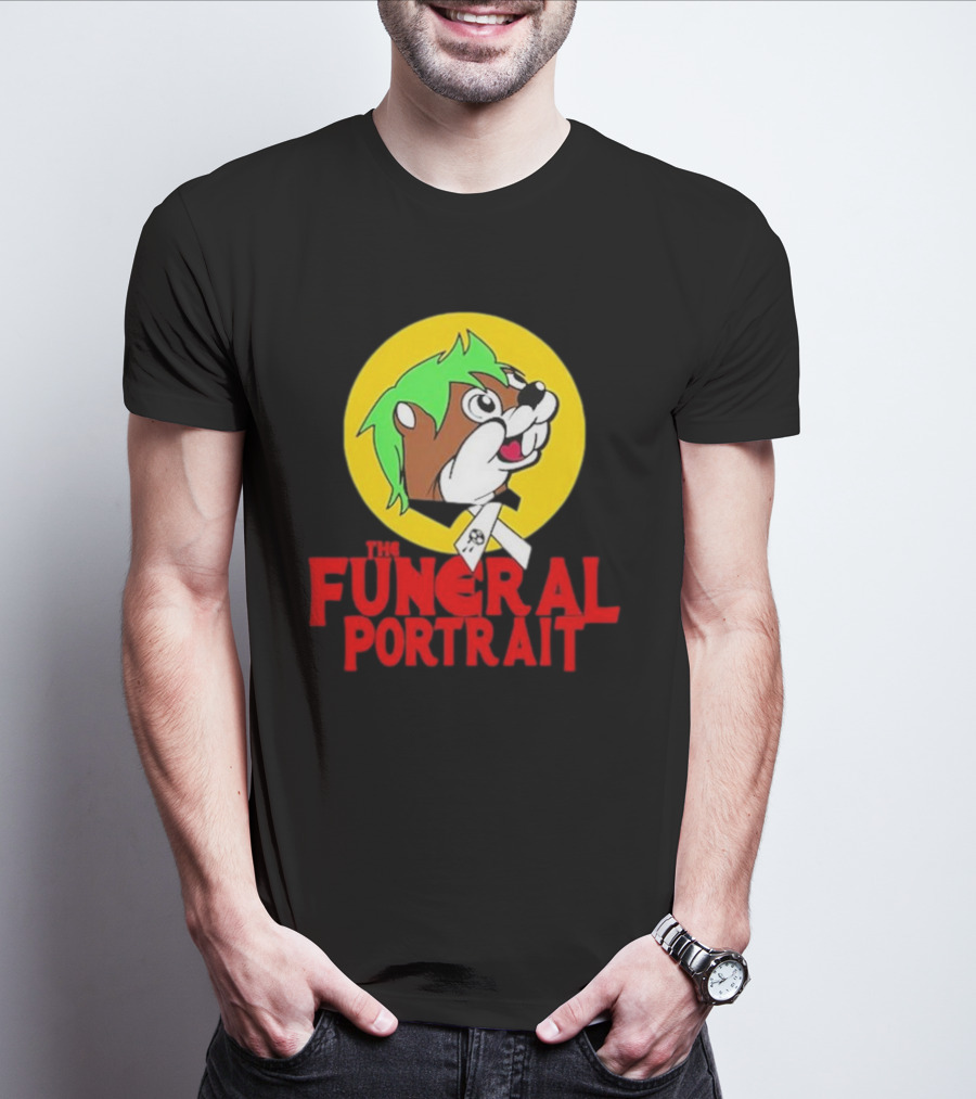 The Funeral Portrait Cartoon Mascot Circle T-Shirt