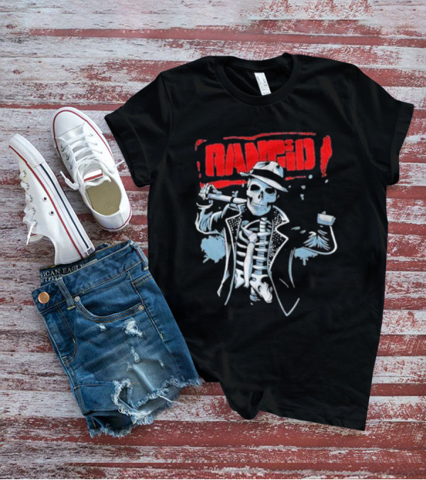 Rancid Bo Knows Skele Tim North America Tour T-Shirt