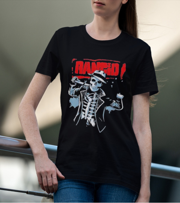 Rancid Bo Knows Skele Tim North America Tour T-Shirt