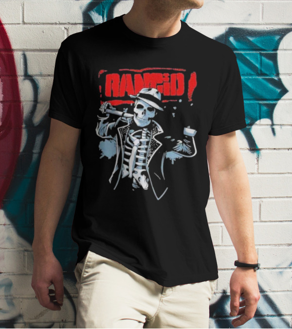 Rancid Bo Knows Skele Tim North America Tour T-Shirt