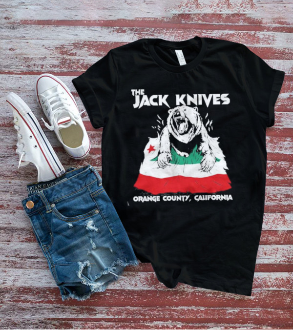 The Jack Knives Bear Orange County California T-Shirt