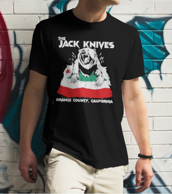 The Jack Knives Bear Orange County California T-Shirt