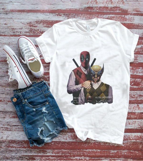 Deadpool Wolverine Ryan Reynolds Hugh Jackman Step Brothers T-Shirt