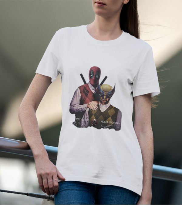 Deadpool Wolverine Ryan Reynolds Hugh Jackman Step Brothers T-Shirt