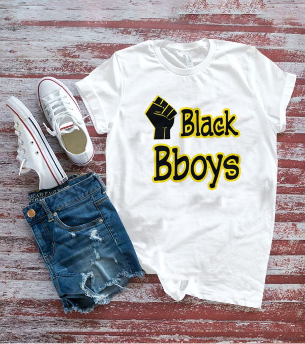 Destroy Quietly Black Bboys Fist T-Shirt