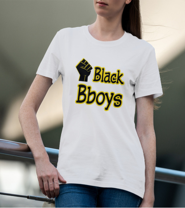Destroy Quietly Black Bboys Fist T-Shirt