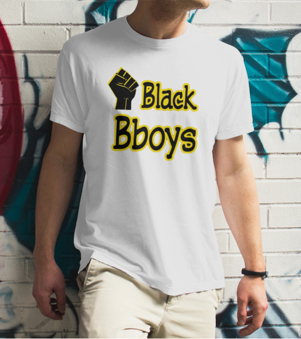 Destroy Quietly Black Bboys Fist T-Shirt