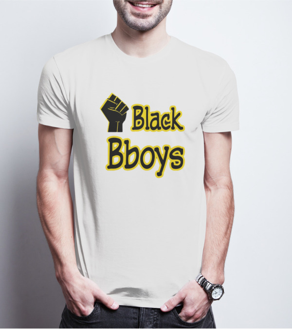 Destroy Quietly Black Bboys Fist T-Shirt