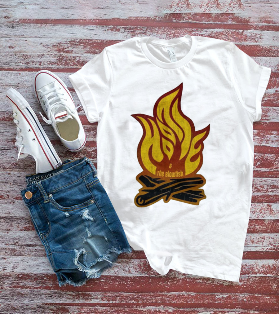 Hootie And The Blowfish Campfire Flame Logs T-Shirt