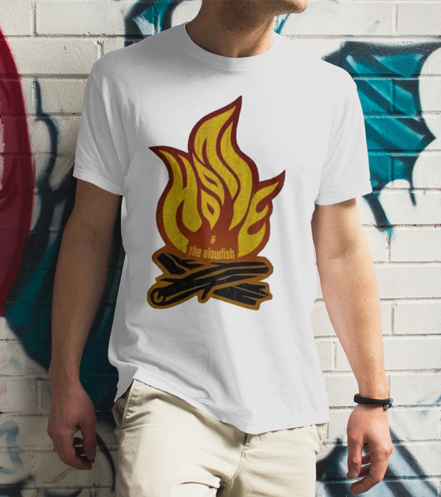 Hootie And The Blowfish Campfire Flame Logs T-Shirt