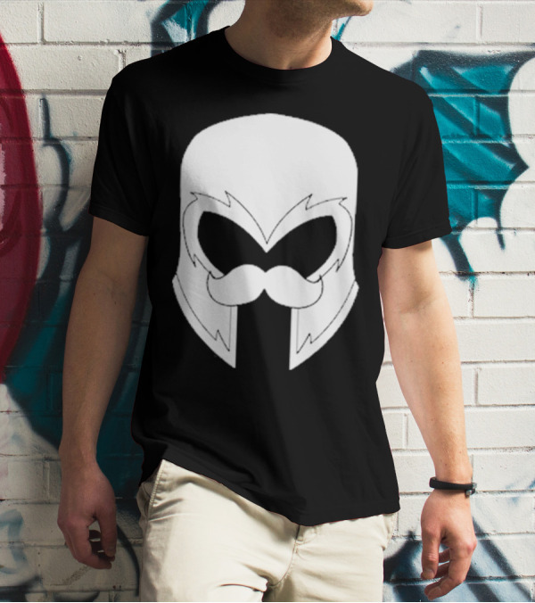 Remix’D Curleh Mustache Wolverine Mask T-Shirt