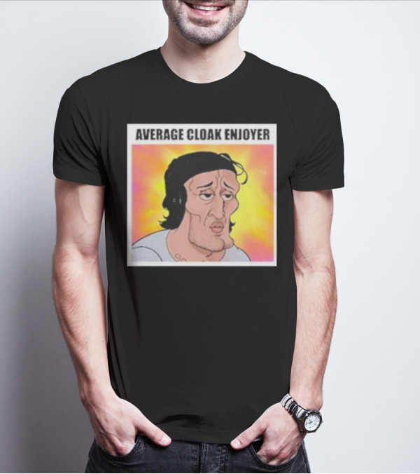 Average Cloak Enjoyer Parody Meme Comic T-Shirt